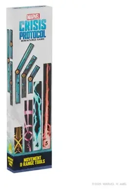 Marvel Crisis Protocol - Movement & Range Tools - EN/SP/DE/FR