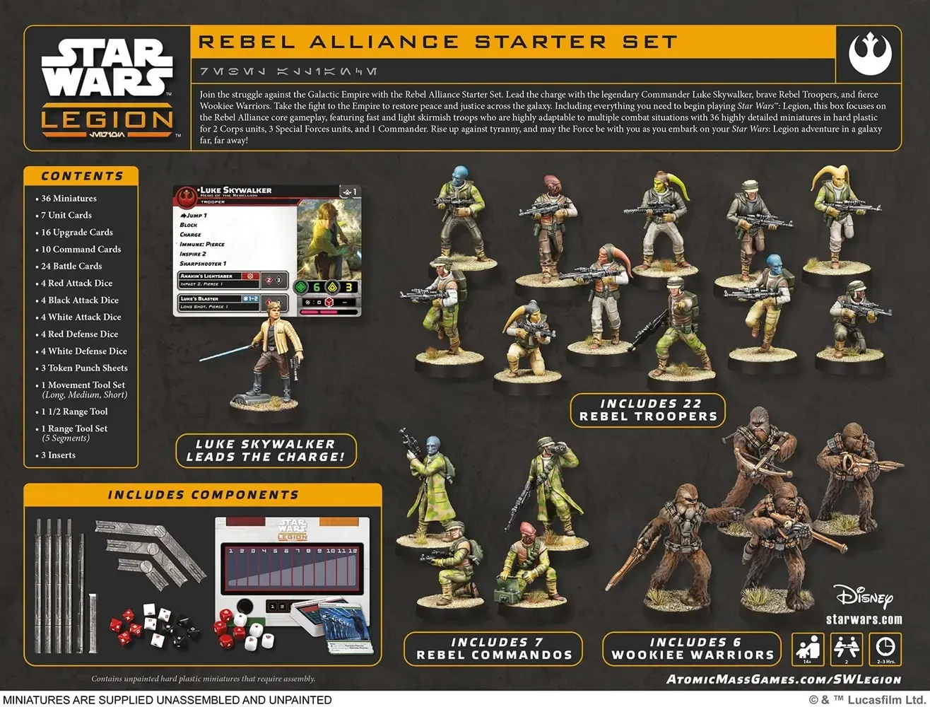 Star Wars Legion Rebel Alliance Starter Set
