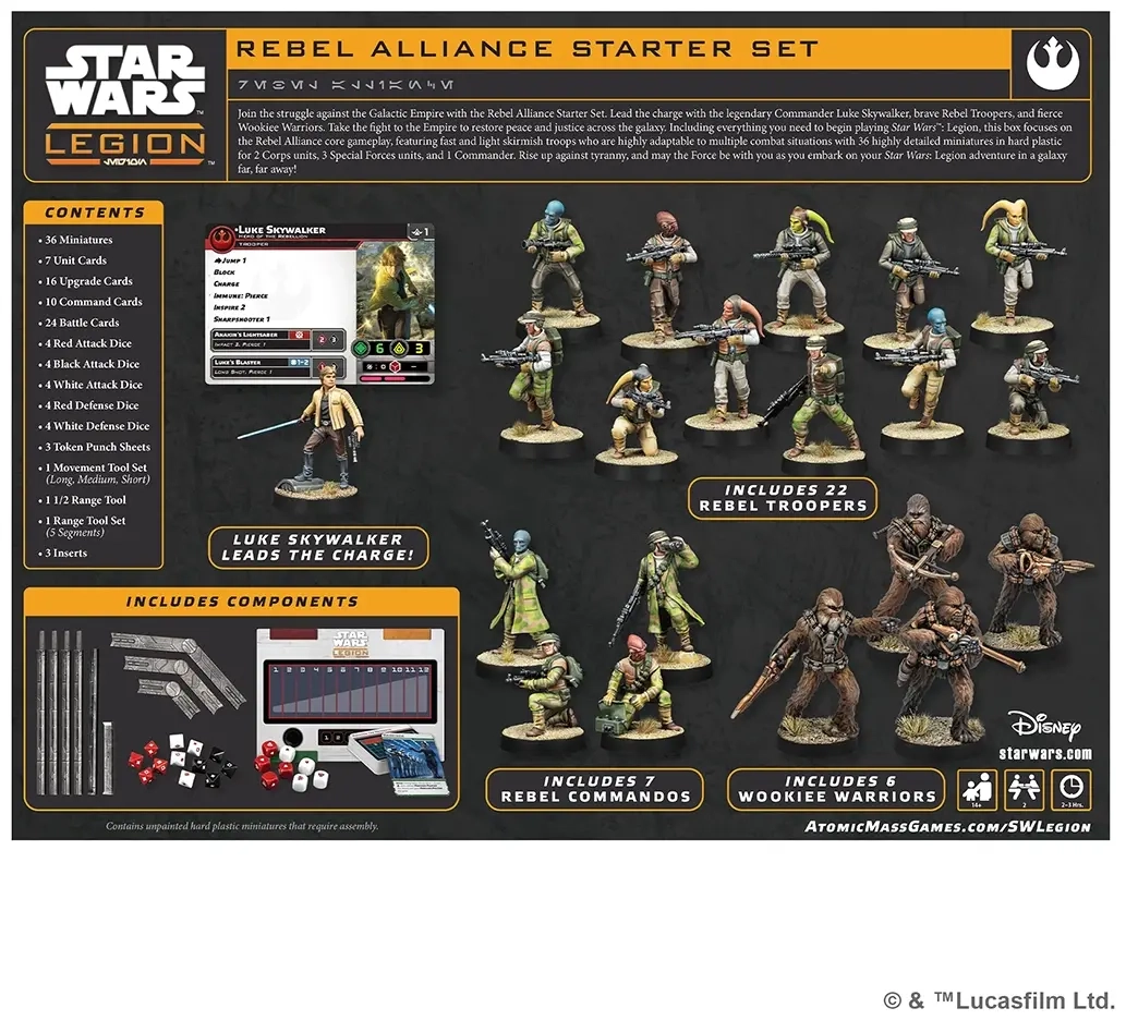 Star Wars Legion Rebel Alliance Starter Set