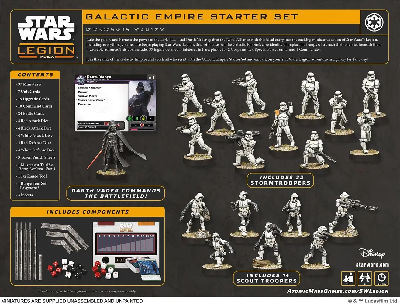 Star Wars Legion Galactic Empire Starter Set