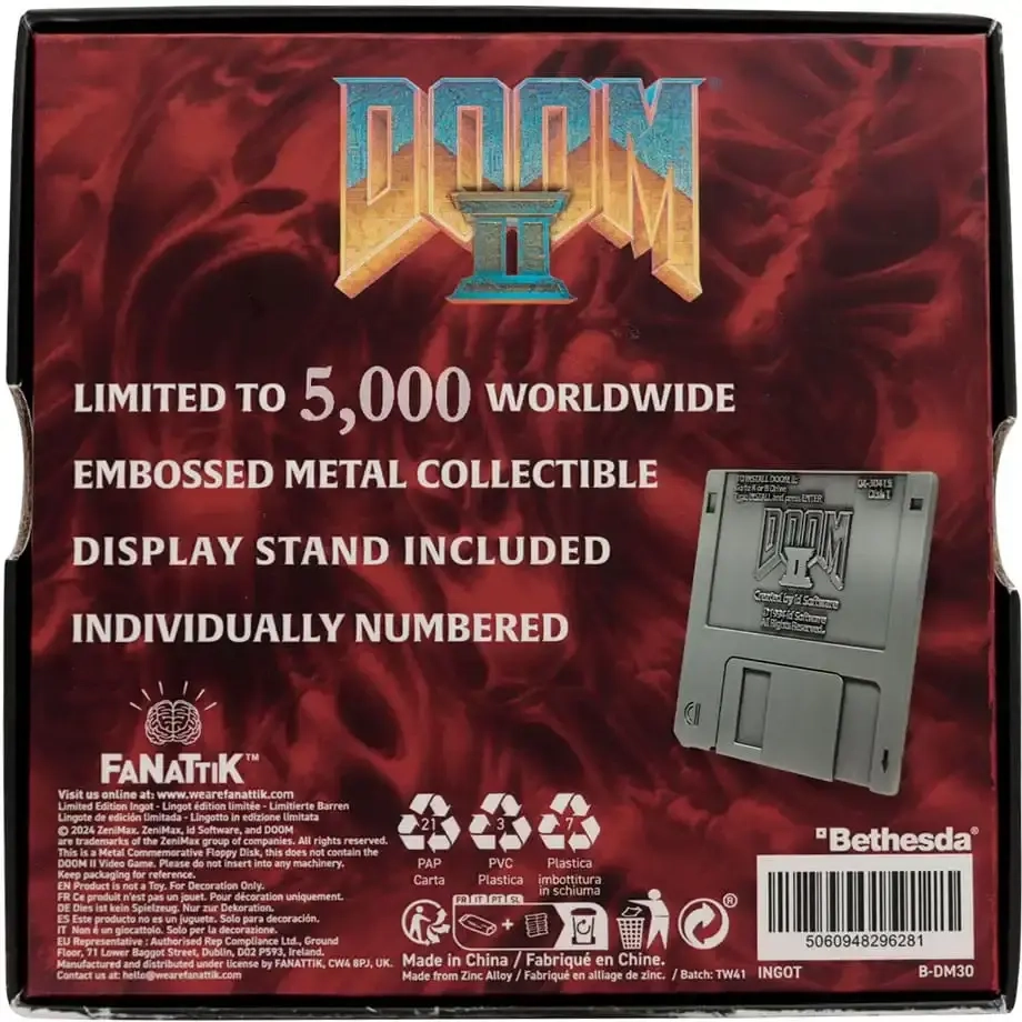 Doom 2 Replik Arena Floppy Disk Limited Edition