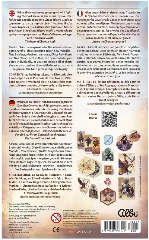 Karak II Chaos - Expansion - DE/EN/FR