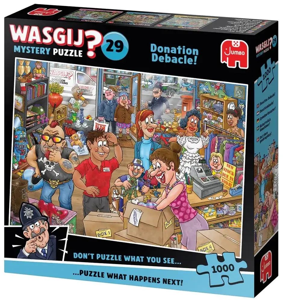 Spenden-Desaster! - Wasgij Mystery 29