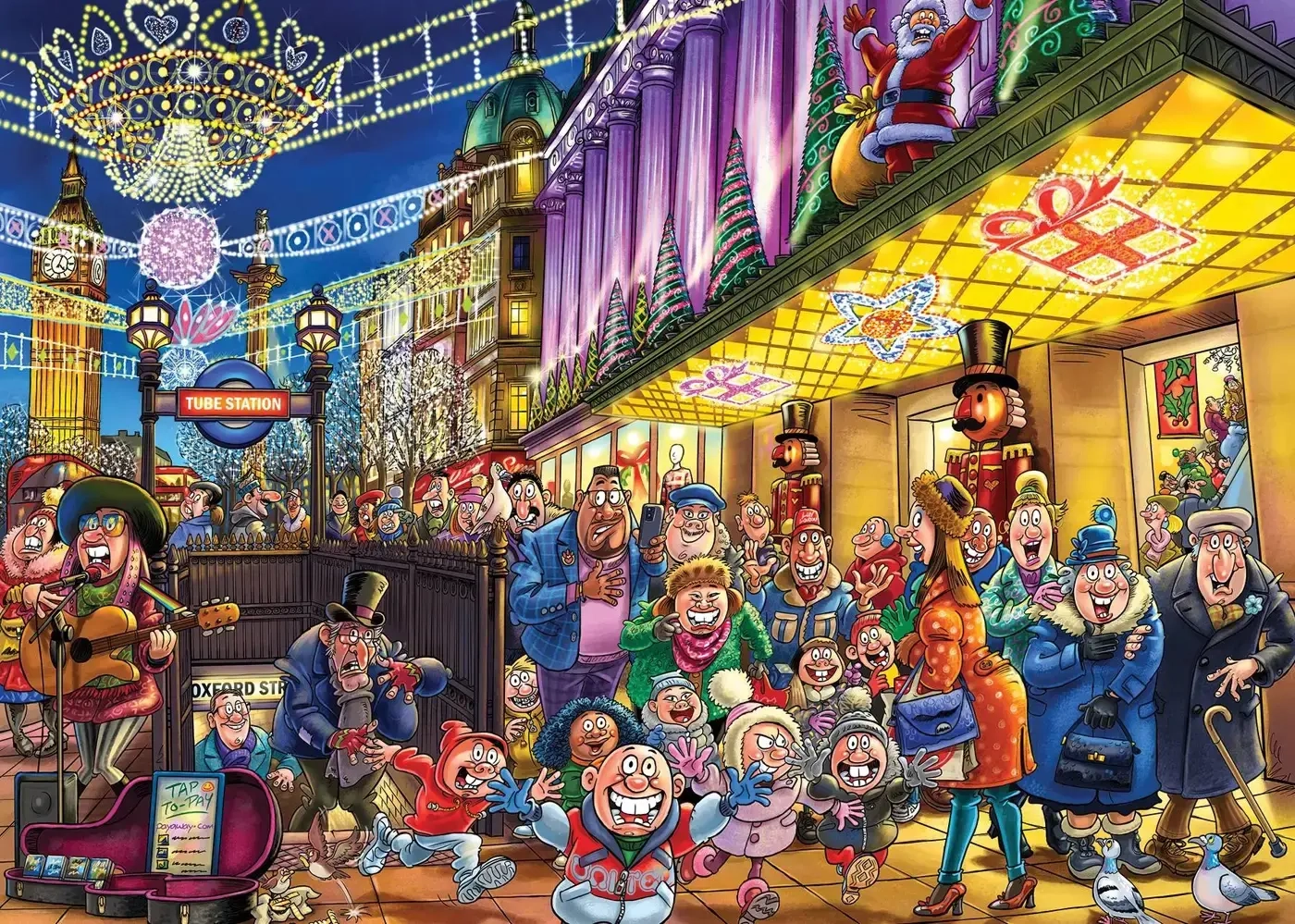 Christmas Carol - Wasgij Christmas 20 (2x 1000 Teile)
