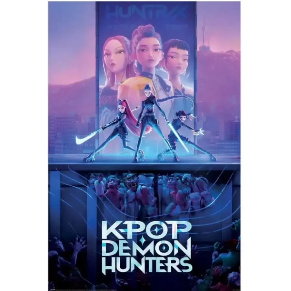 KPop Demon Hunters Poster Movie Key Art 61 x 91 cm