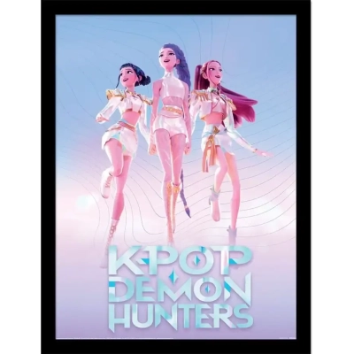 KPop Demon Hunters Collector Print Poster im Rahmen Trio