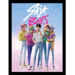 KPop Demon Hunters Collector Print Poster im Rahmen Saja Boys