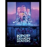 KPop Demon Hunters Collector Print Poster im Rahmen Movie Key Art