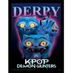 KPop Demon Hunters Collector Print Poster im Rahmen Derpy