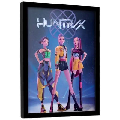 KPop Demon Hunters Collector Print Poster im Rahmen Huntrix