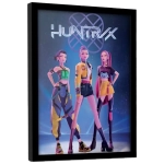 KPop Demon Hunters Collector Print Poster im Rahmen Huntrix