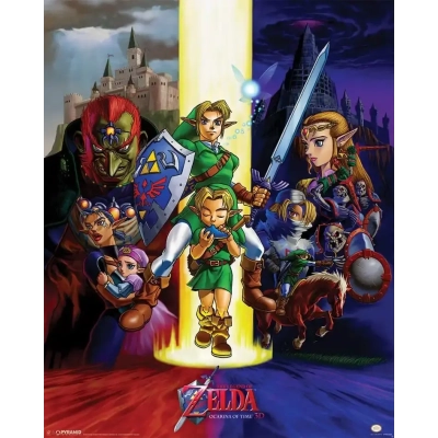 The Legend of Zelda Poster Set Ocarina of Time 40 x 50 cm