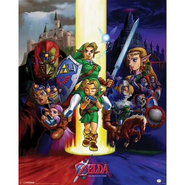 The Legend of Zelda Poster Set Ocarina of Time 40 x 50 cm