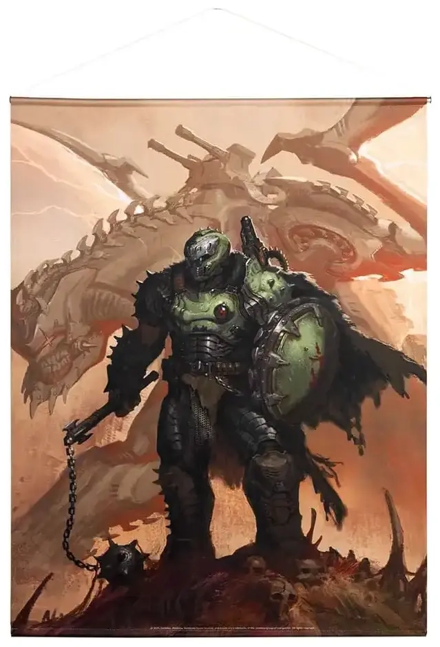 Doom The Dark Ages Poster Canvas Concept Art