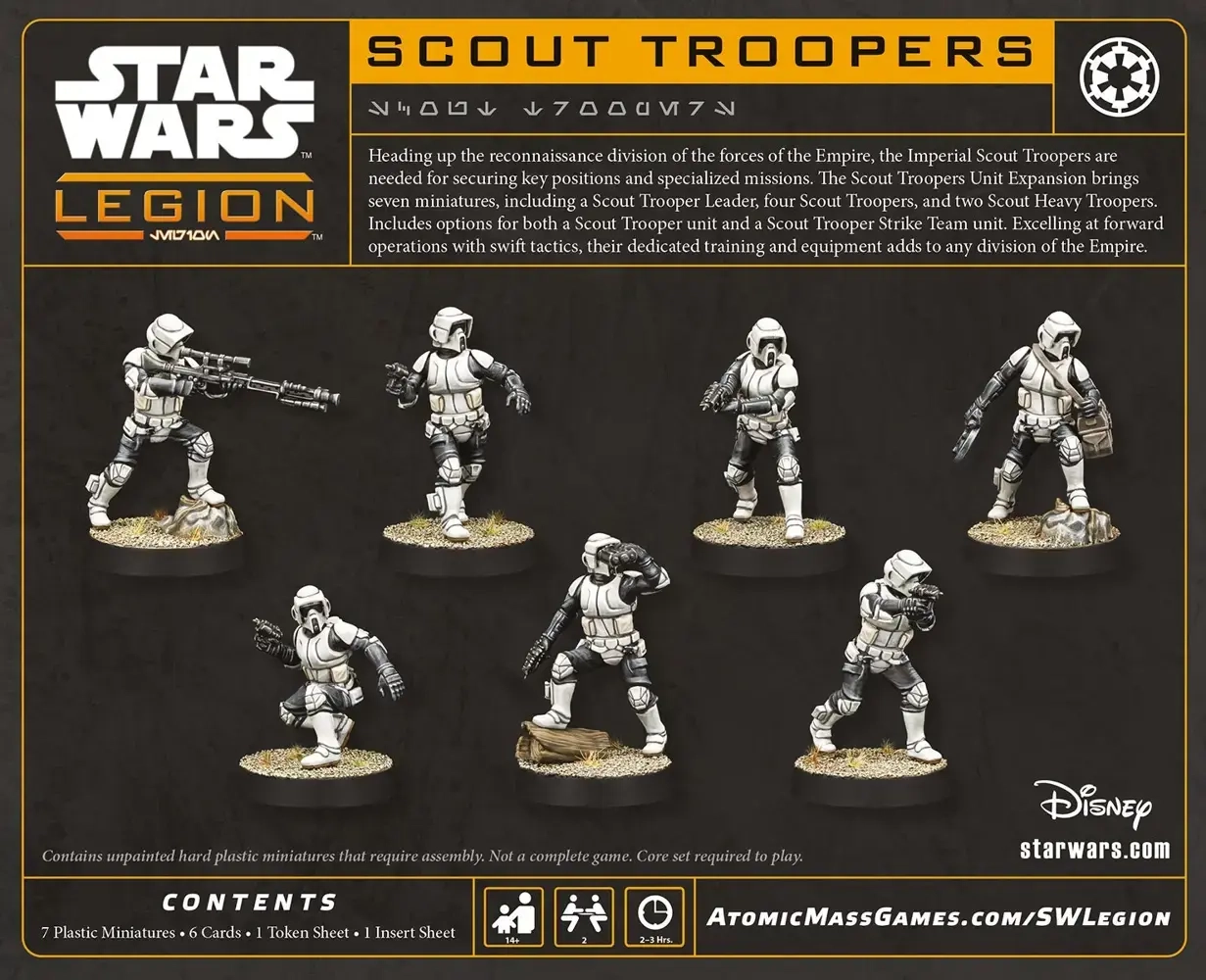 Star Wars Legion - Scout Troopers - EN/DE/SP/FR