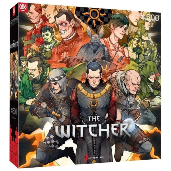 Gaming Puzzle: The Witcher Nilfgaard Puzzle - 500 Teile