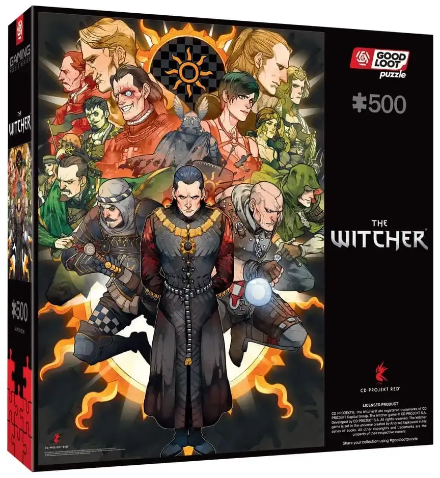 Gaming Puzzle: The Witcher Nilfgaard Puzzle - 500 Teile