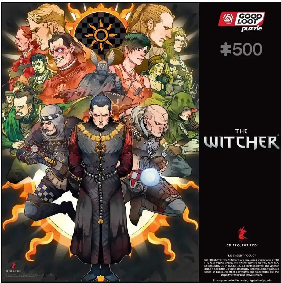 Gaming Puzzle: The Witcher Nilfgaard Puzzle - 500 Teile