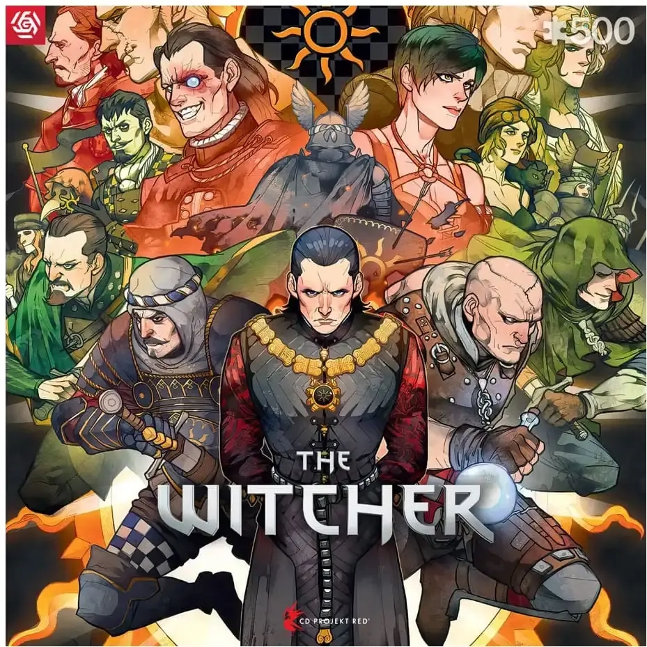 Gaming Puzzle: The Witcher Nilfgaard Puzzle - 500 Teile