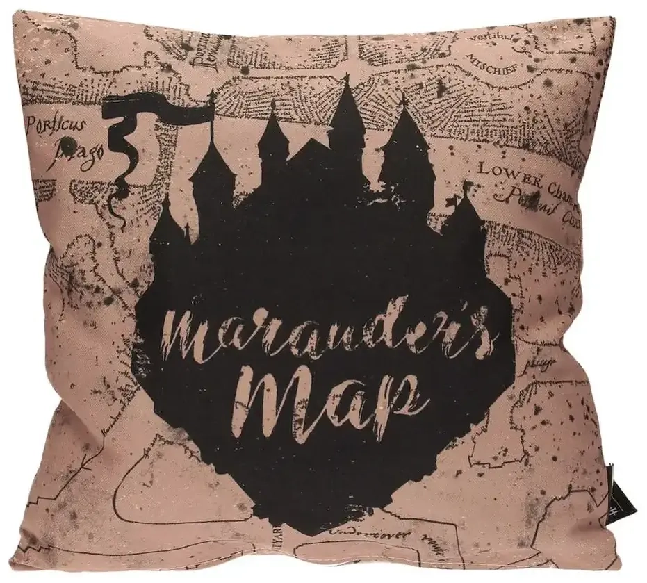 Harry Potter Kissen Marauder's Map 45 x 45 cm