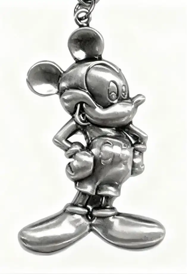 Micky Maus Zinn-Schlüsselanhänger Micky