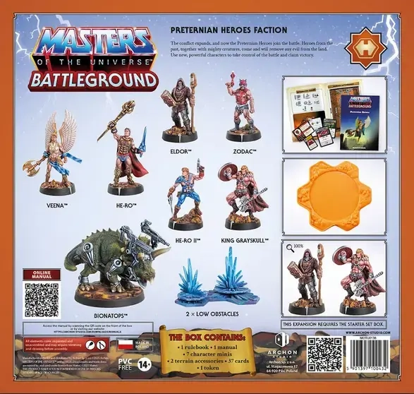 Masters of the Universe Battleground Wave 10 Preternian Heroes Faction