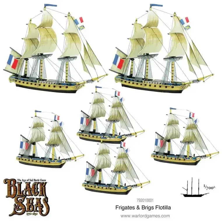 Black Seas: Frigates & Brigs Flotilla (1770 - 1830) - Expansion - EN