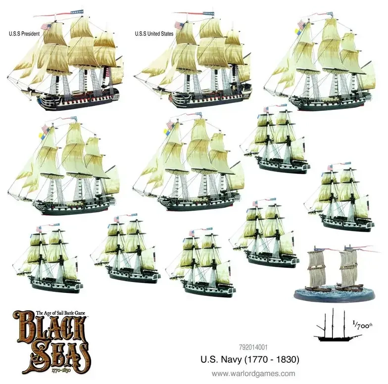 Black Seas: U.S. Navy (1770 - 1830) - EN