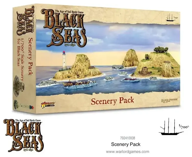 Black Seas Scenery Pack - Expansion - EN