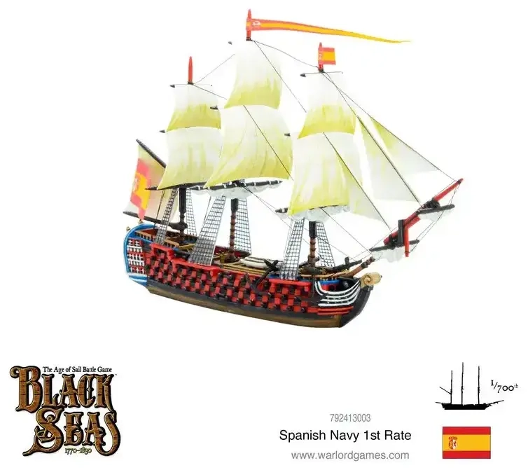 Black Seas: Spanish Navy 1st Rate - EN