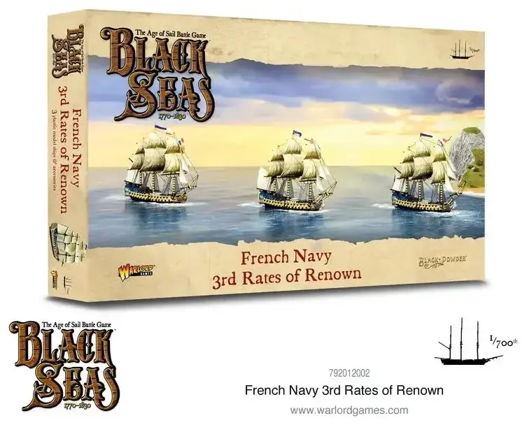 Black Seas: French Navy 3rd Rates of Renown - Expansion -EN