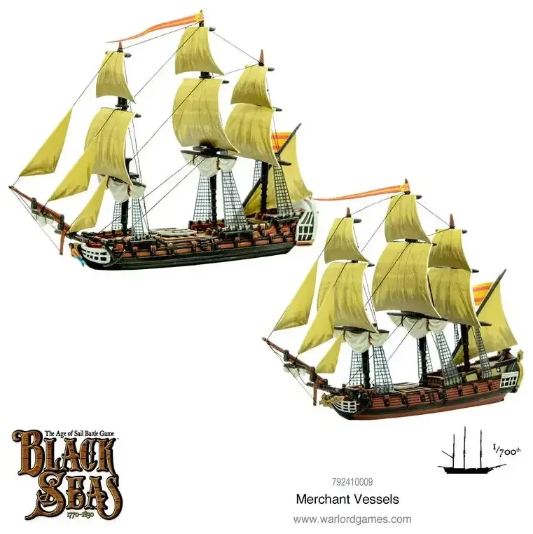Black Seas: Merchant Vessels - Expansion - EN