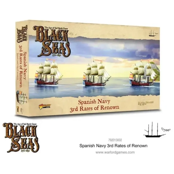 Black Seas: Spanish Navy 3rd Rates of Renown - Expansion - EN Black Seas: Spanish Navy 3rd Rates of Renown - Expansion - EN
