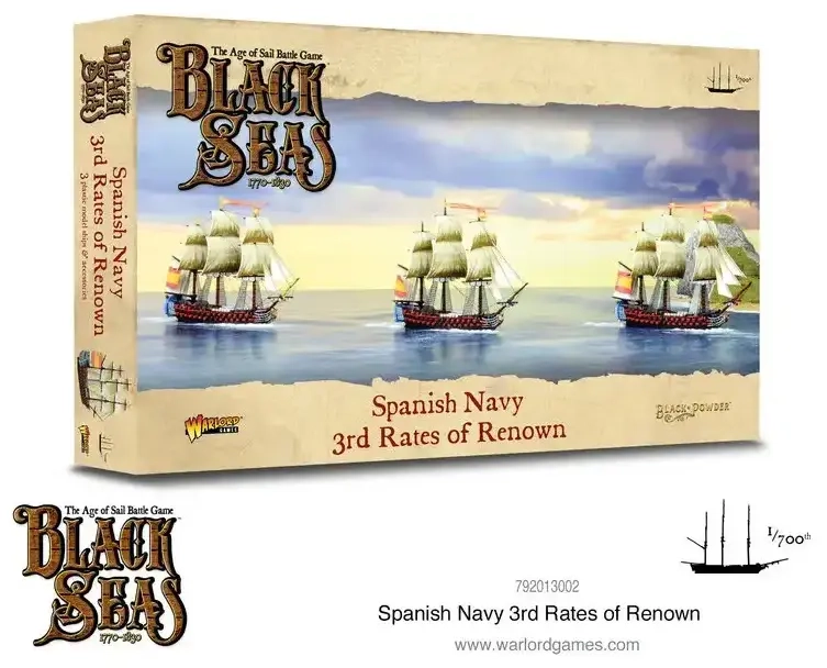 Black Seas: Spanish Navy 3rd Rates of Renown - Expansion - EN