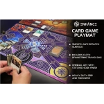 ENHANCE Trading Card Games TCG Playmat with Stitched Edges (Stars)