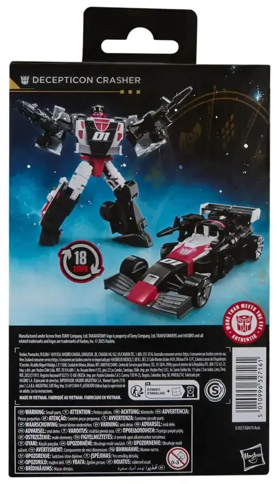 Transformers Age of the Primes Deluxe Class Decepticon Crasher