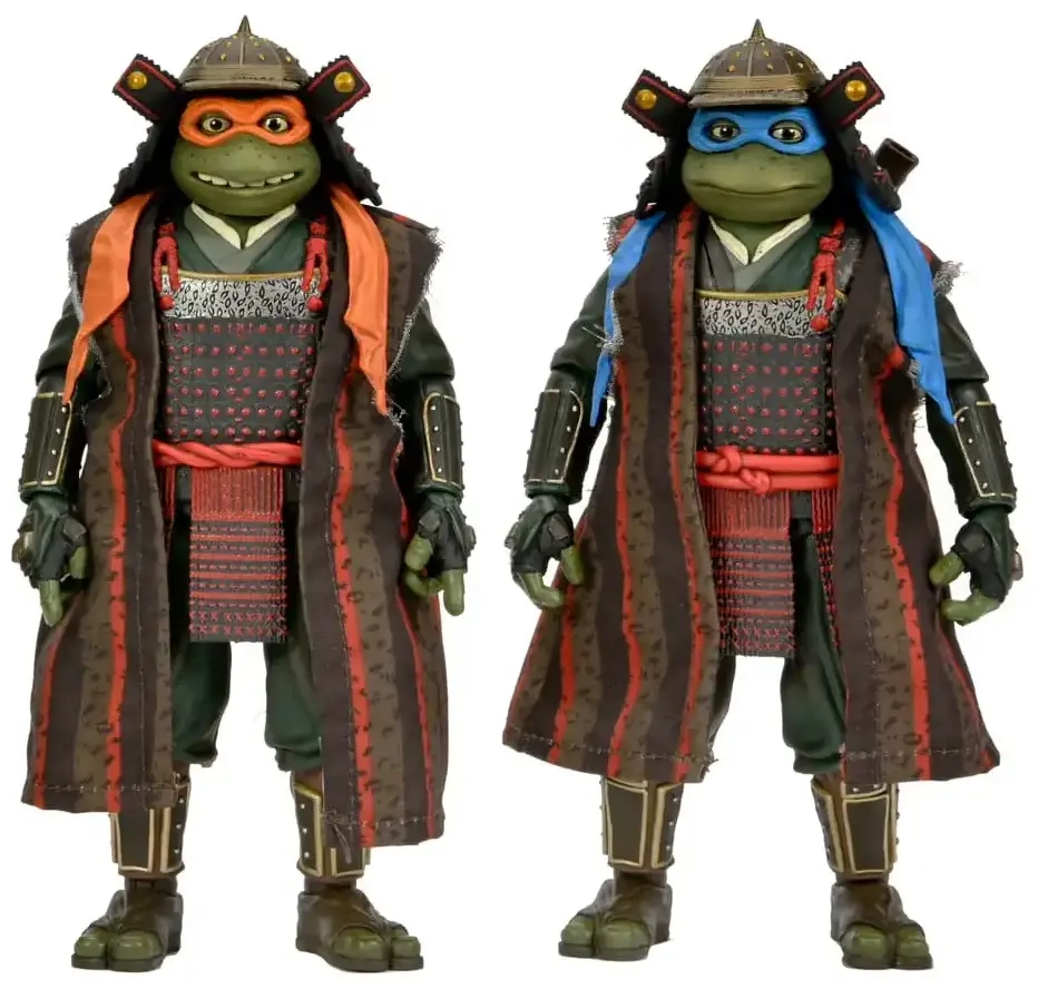 TMNT 3 (Movie) - 7" Scale Action Figures - Leonardo & Michelangelo 2 Pack