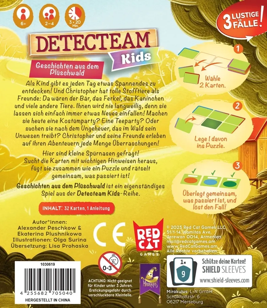 Detecteam Kids: Geschichten aus dem Plüschwald