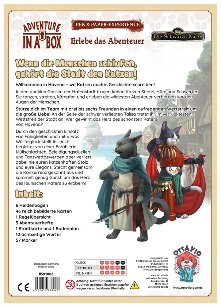 Adventure in a Box: Samtpfotentango