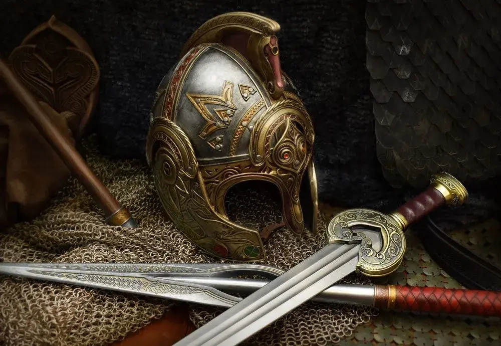Herr der Ringe Replik 1/1 Helm von König Théoden