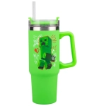 Minecraft Green 900ml Multiway Travel Cup Straw Minecraft Green 900ml Multiway Travel Cup Straw