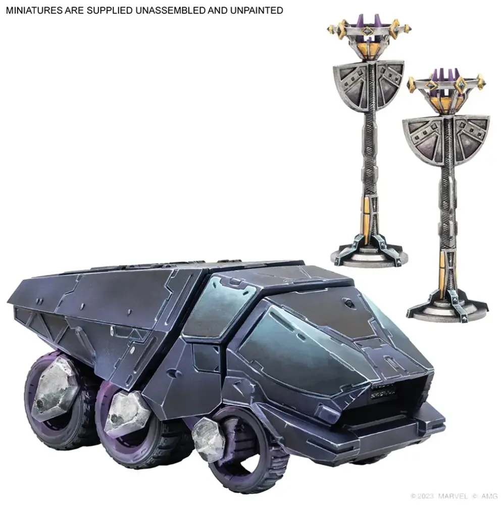 Marvel Crisis Protocol: Kingdom of Wakanda Terrain Pack (Geländeset Königreich Wakanda)