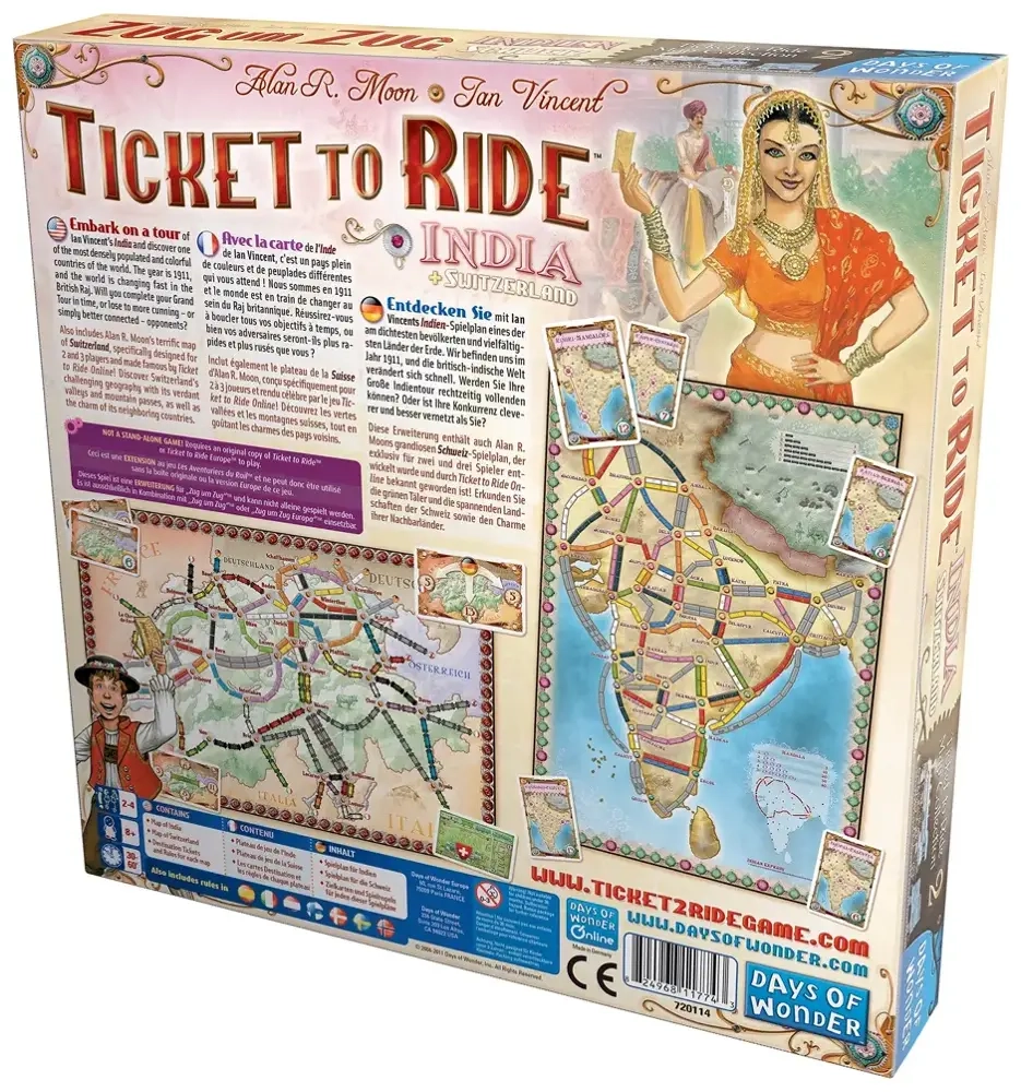 Zug um Zug - Indien (inkl. Schweiz-Erweiterung)