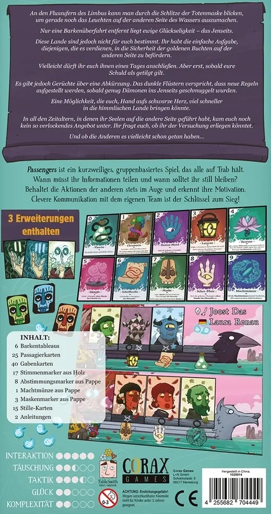 Passengers - Dämonen an Bord! (inkl. Erweiterung "Die Stille") - DE