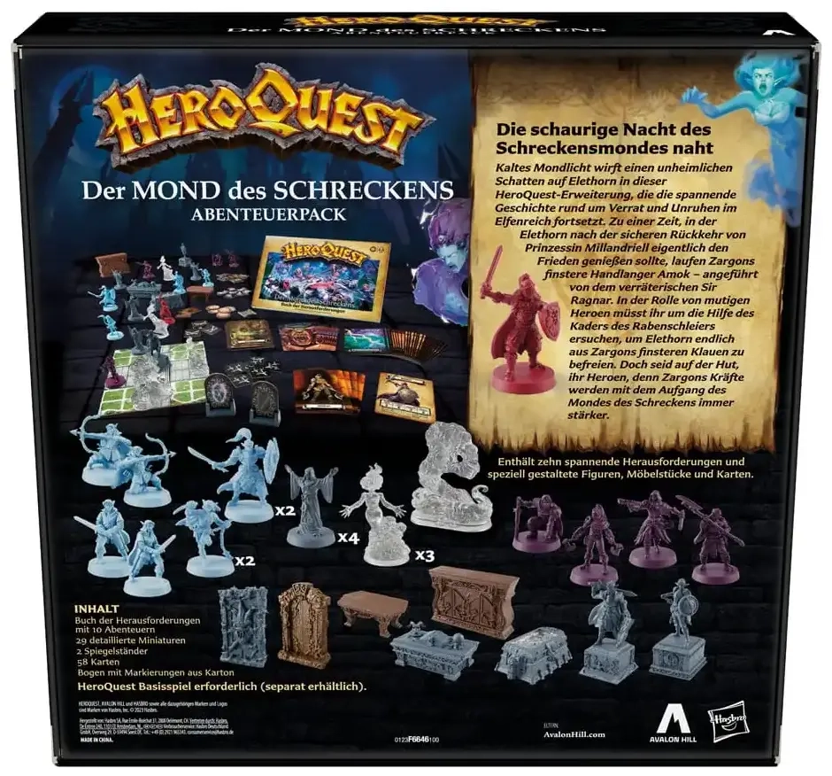 Avalon Hill HeroQuest Der Mond des Schreckens Abenteuerpack - DE