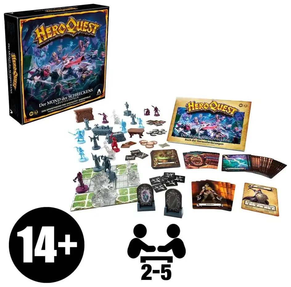 Avalon Hill HeroQuest Der Mond des Schreckens Abenteuerpack - DE