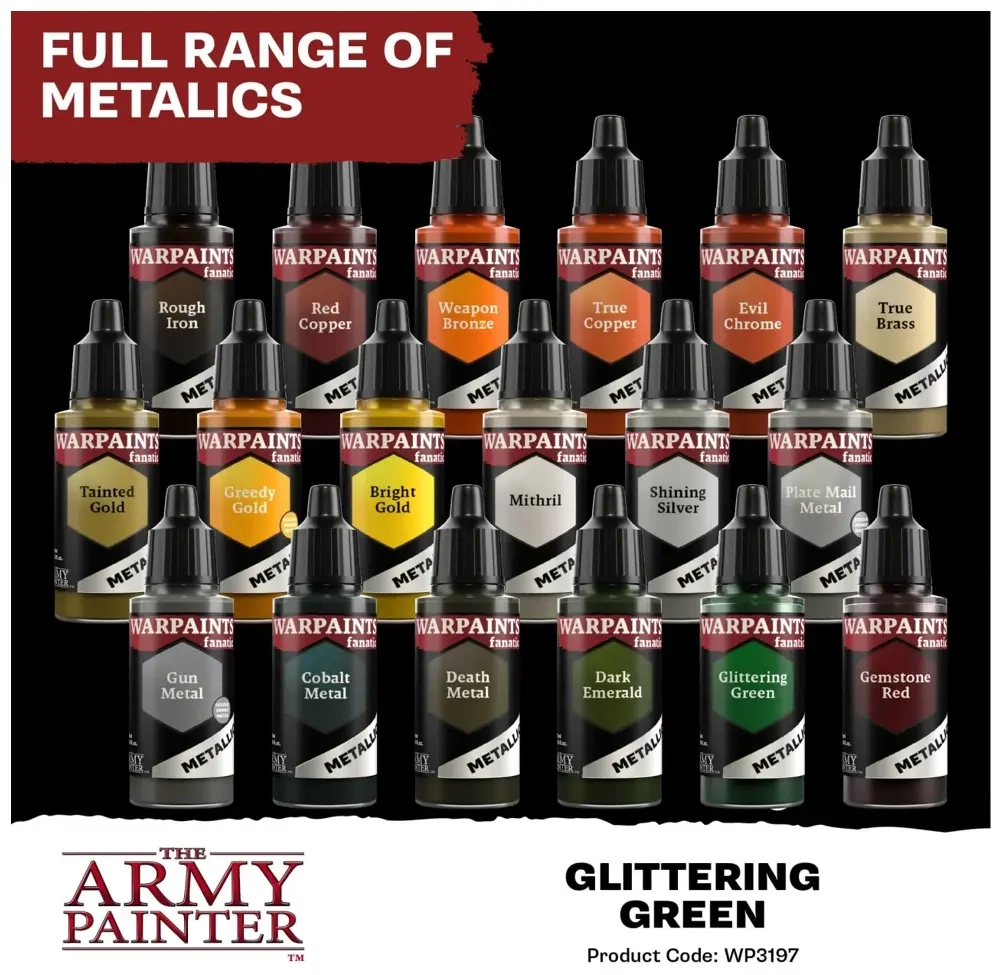 Warpaints Fanatic Metallic: Glittering Green