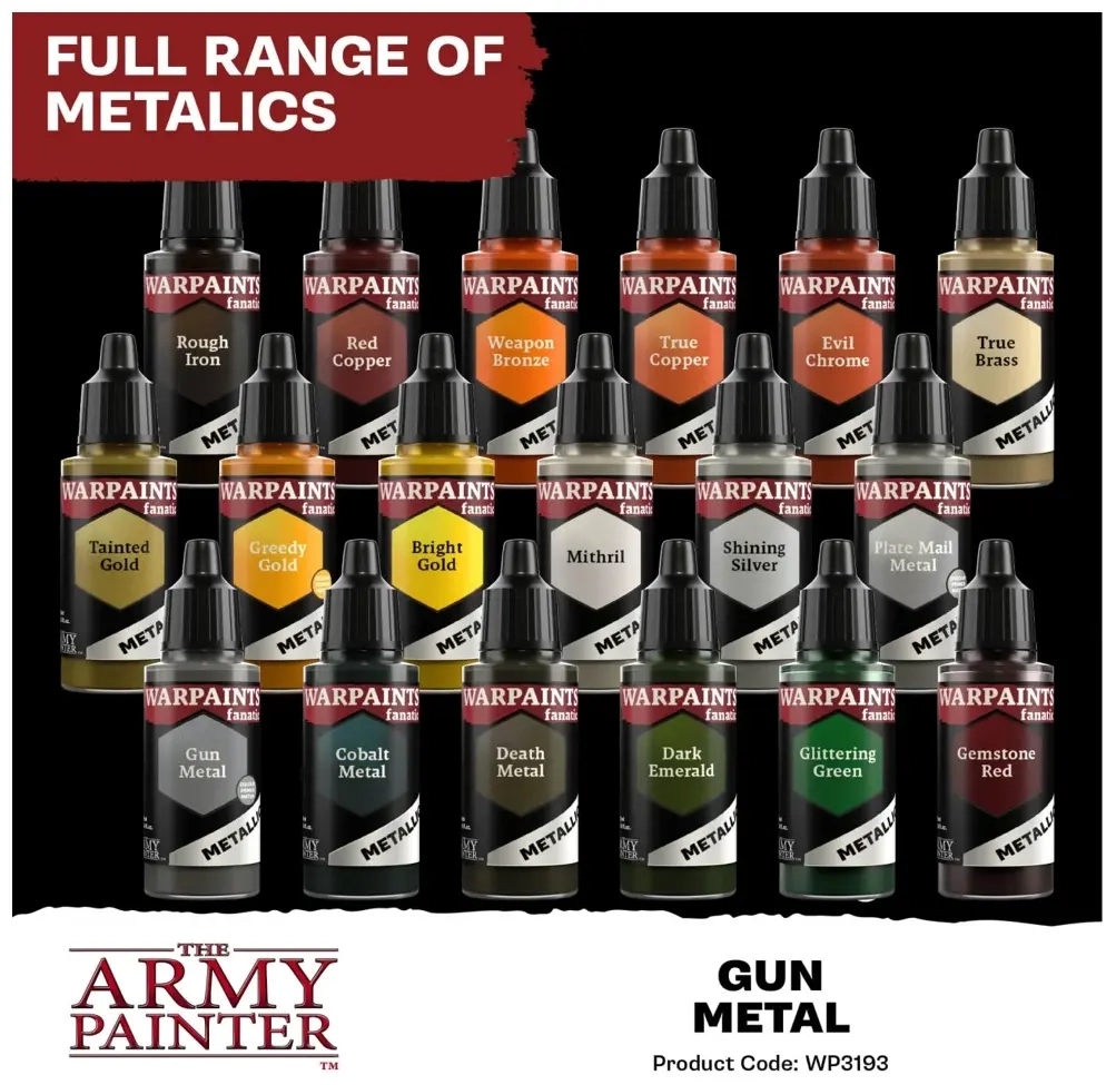 Warpaints Fanatic Metallic: Gun Metal