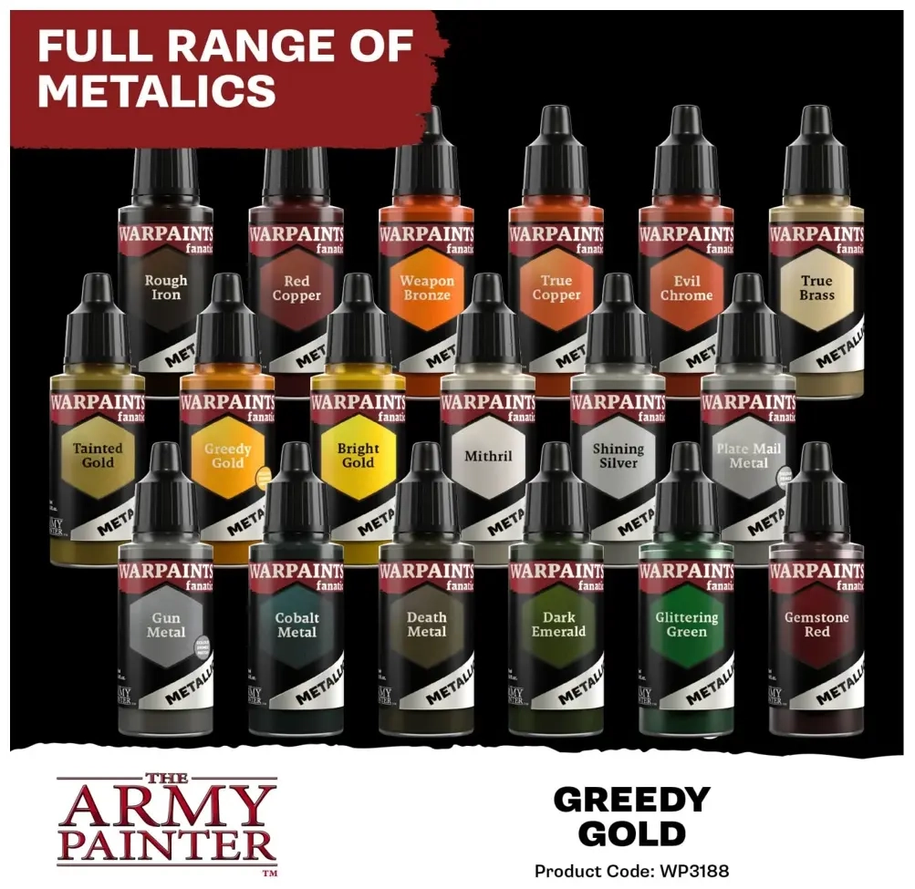 Warpaints Fanatic Metallic: Greedy Gold