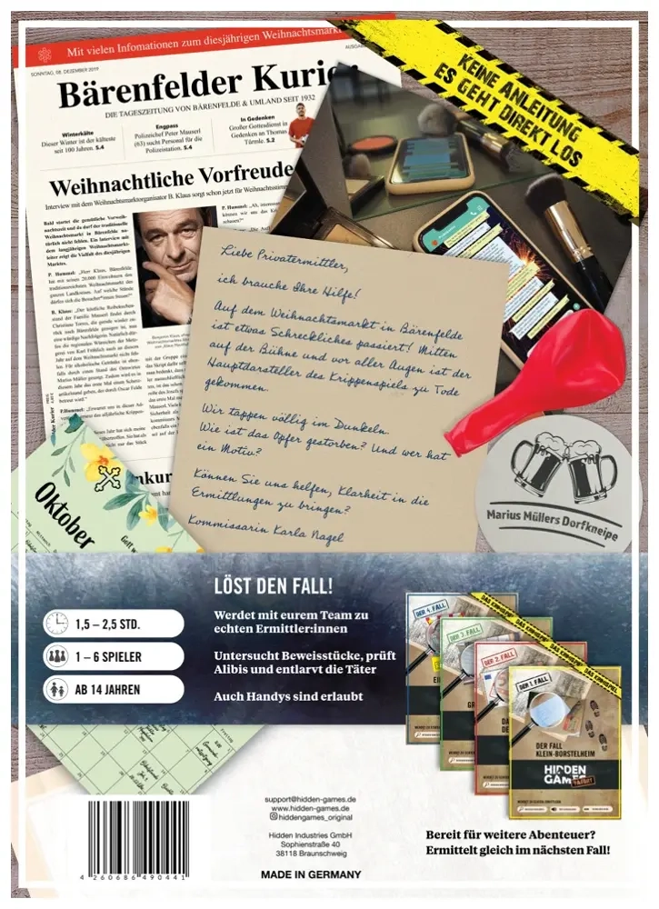 Hidden Games Tatort: Eiskaltes Verbrechen 6.Fall